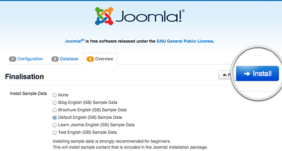 Hướng dẫn cài đặt Joomla 3 trên hosting 12