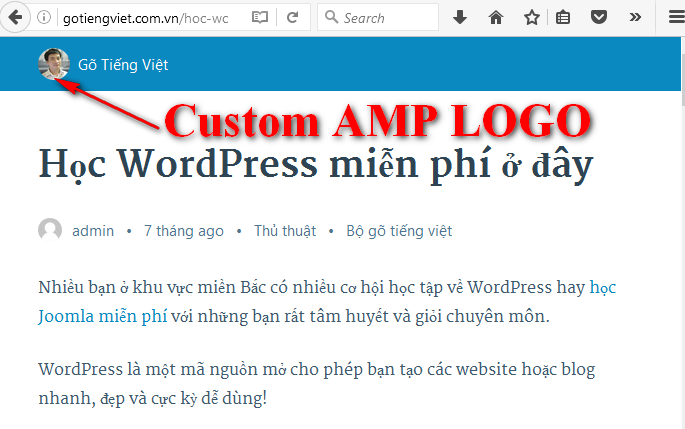 Cách cài đặt plugin Custom Accelerated Mobile Pages (AMP) cho WordPress 2016-03-10_141914