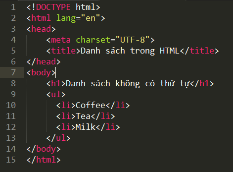 Danh sách trong HTML (ul, ol) danh-sach-khong-co-thu-tu-trong-html