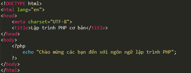 Lập trình PHP cơ bản php2