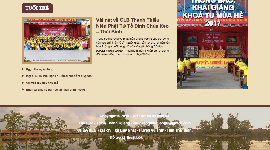 Tổ đình Chùa Keo Thái Bình: Chuakeo.com.vn to-dinh-chua-keo-footer