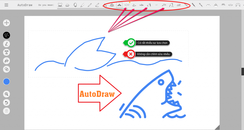 AutoDraw phần mềm Tự học vẽ Online sk-1024x547