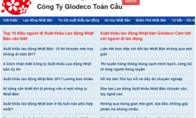 Gieo diện trang web Glodeco.com.vn