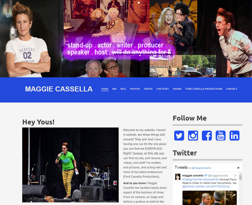 Maggiecassella.com: Website thương hiệu cá nhân maggiecassella-com