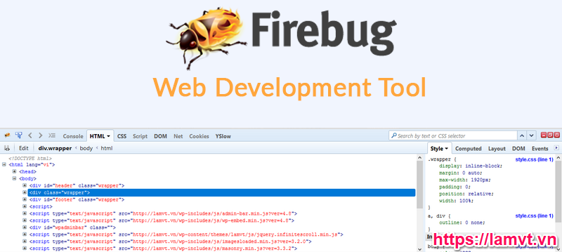 Firebug là gì? Sử dụng nó như thế nào cho Web developer?