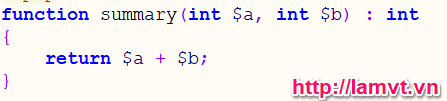 Return-Type-Declarations - Vũ Thành Lâm