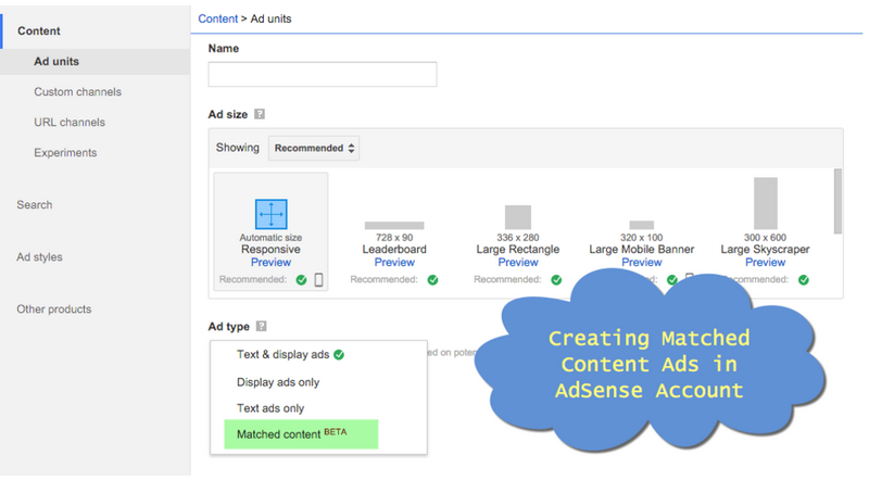 Làm thế nào để sử dụng quảng cáo nội dung phù hợp với Google AdSense? google-adsense2-1