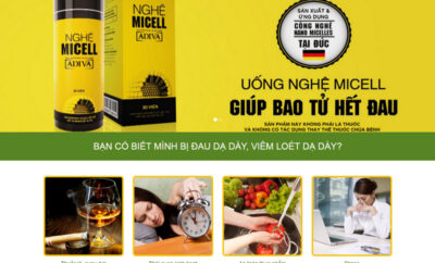 Landing page nghệ micell