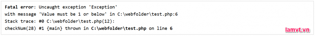 Cách xử lý ngoại lệ trong PHP fatal_error-1024x118