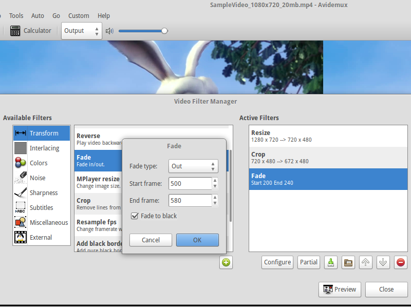 Phần mềm Chỉnh Sửa Video Avidemux sửa video trên Youtube video-editing-avidemux-5