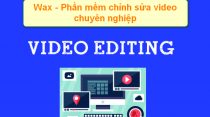 wax- free video editing software