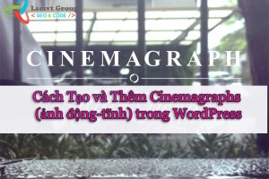 Cinemagraph in wordpress