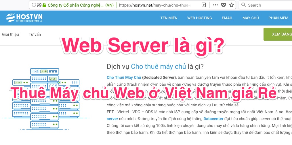 Web Server là gì? Thuê Máy chủ Web ở Việt Nam giá Rẻ cho-thue-may-chu-viet-nam