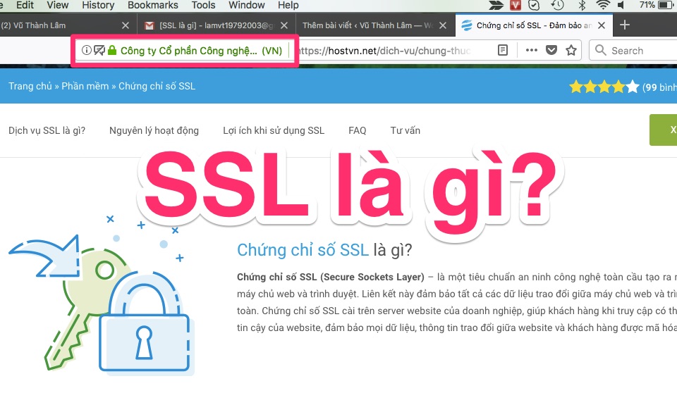 SSL là gì? Cài đặt hiển thị bảo mật HTTPs cho website ssl-la-gi