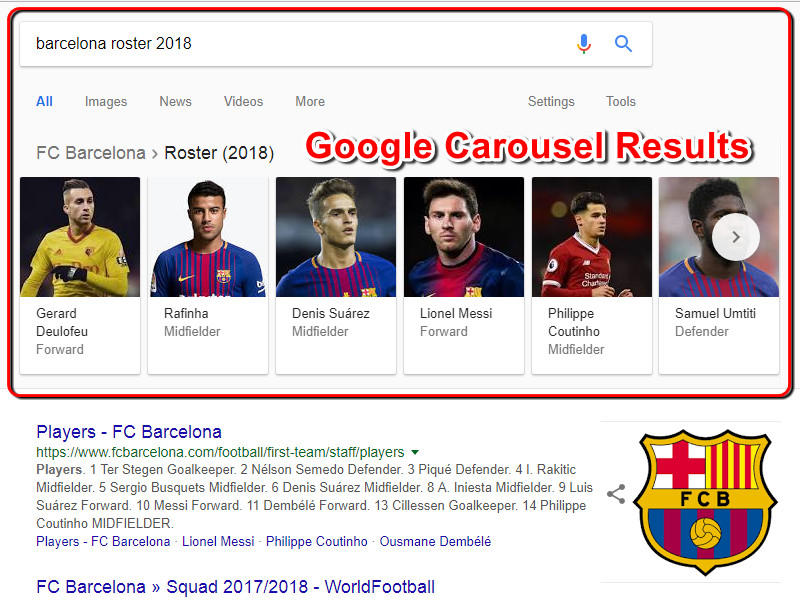 Google Carousel Results là gì? Hiển thị Kết quả Tìm kiếm cho SEO Google-Carousel-Results