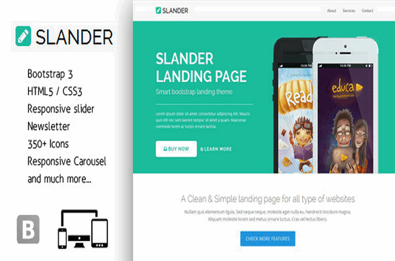 TOP 20 mẫu LandingPage trang đích HTML miễn phí đẹp nhất mau-trang-dich-HTML7