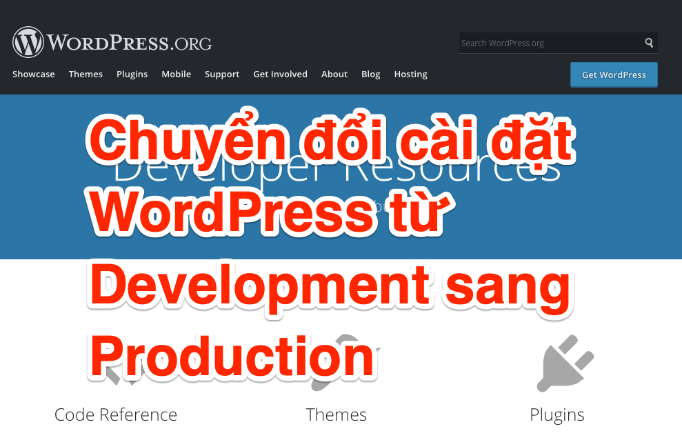 Chuyển đổi cài đặt WordPress từ Development sang Production WordPress_Developer_Resources
