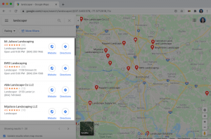 how to rank higher on google maps -featured image -google maps listing results how-to-rank-higher-on-google-maps-featured-image-google-maps-listing-results-300x197