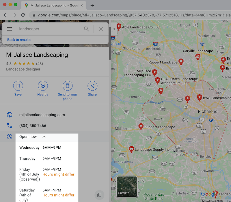 10 cách để thăng hạng trên Google Maps năm 2021 how-to-rank-higher-on-google-maps-keep-hours-updated-copy